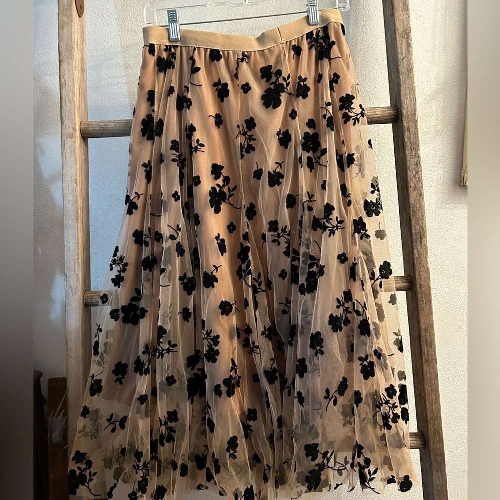 ChicWish Tulle floral skirt